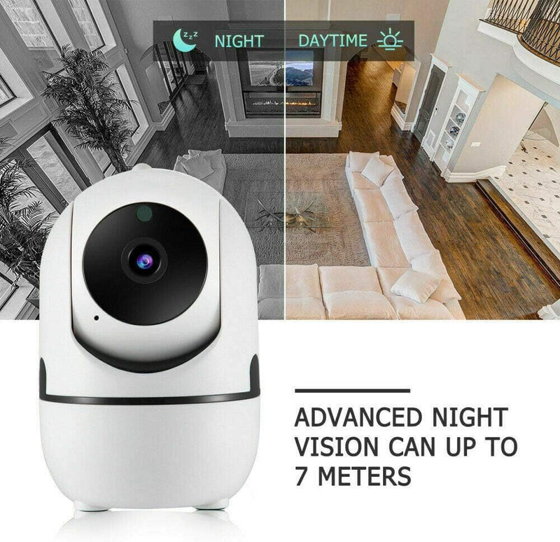 Babá Eletrônica Câmera Wifi Sem Fio Visão Noturna Microfone